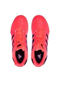Adidas - adidas Buty Top Sala GW1700 Koralowy. Kolor: pomarańczowy. Materiał: skóra