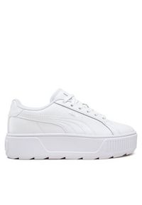 Puma Sneakersy Karmen L Jr 387374 01 Biały. Kolor: biały. Materiał: skóra #5