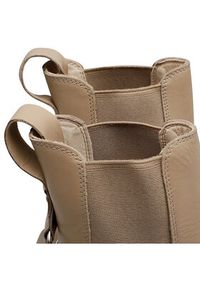 Badura Botki 8108 Beżowy. Kolor: beżowy. Materiał: skóra #3