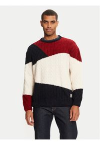 Pepe Jeans Sweter Court PM702475 Kolorowy Regular Fit. Materiał: syntetyk. Wzór: kolorowy