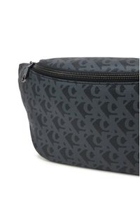 Calvin Klein Jeans Saszetka nerka Matte Aop Sq Waistbag 38 LV04G3113G Czarny. Kolor: czarny. Materiał: skóra #4