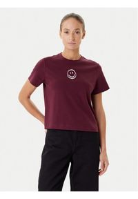 Vero Moda T-Shirt Sara 10311633 Fioletowy Regular Fit. Kolor: fioletowy. Materiał: bawełna