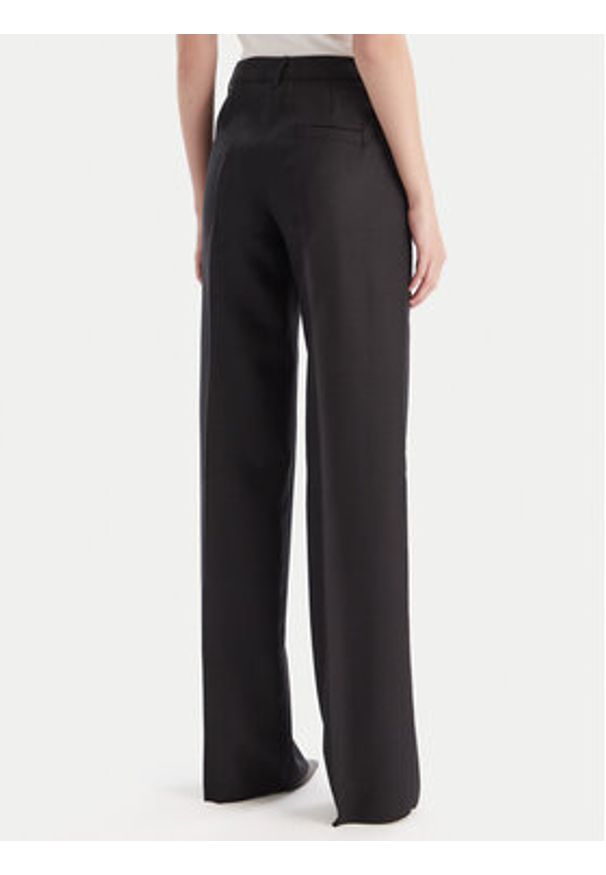 Marella Spodnie palazzo Renoir 2523136082 Czarny Wide Leg. Kolor: czarny. Materiał: wełna