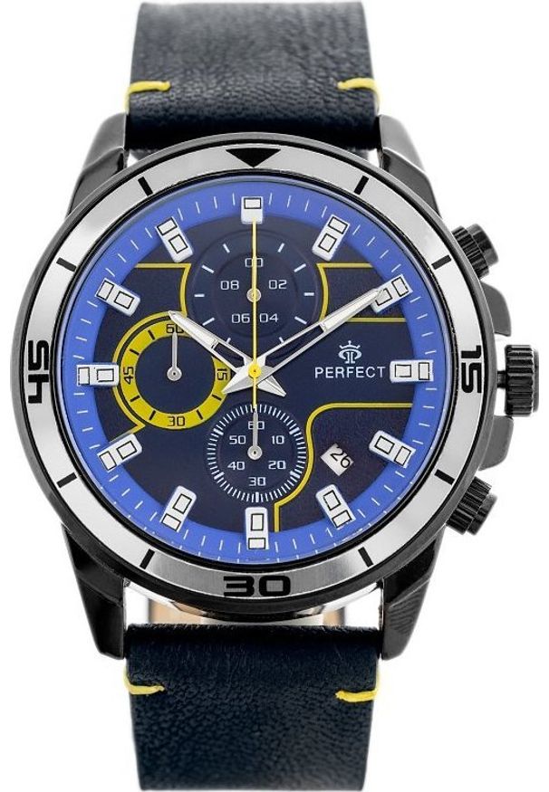 Zegarek Perfect ZEGAREK MĘSKI PERFECT CH02L - CHRONOGRAF (zp351e)