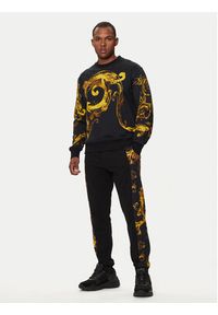 Versace Jeans Couture Bluza 76GAI3RW Czarny Regular Fit. Kolor: czarny. Materiał: bawełna #5