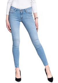 Lee - SPODNIE DAMSKIE LEE SCARLETT SKINNY LIGHT FLORIN L526MOHR 112111767