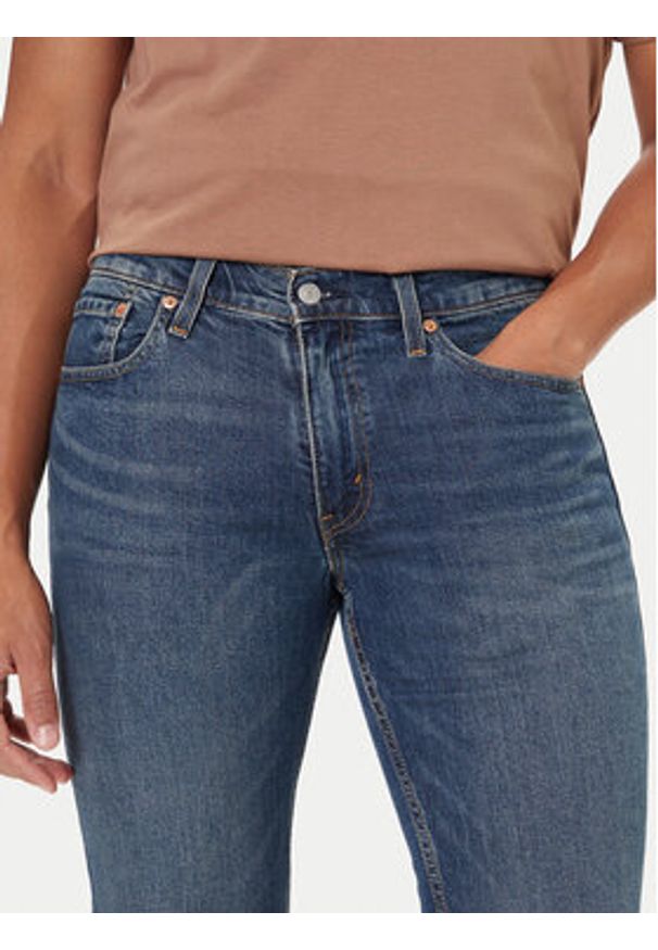 Levi's® Jeansy 511™ 04511-5656 Granatowy Slim Fit. Kolor: niebieski