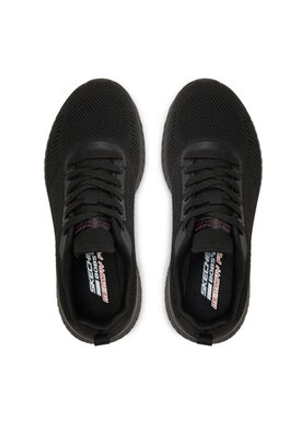 skechers - Skechers Sneakersy BOBS SPORT Face Off 117209/BBK Czarny. Kolor: czarny. Materiał: materiał, mesh. Model: Skechers Sport