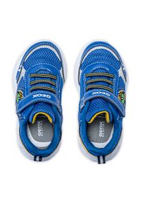 Geox - Sneakersy dziecięce niebieskie GEOX B Sprintye Boy. Kolor: niebieski. Materiał: materiał. Sport: bieganie