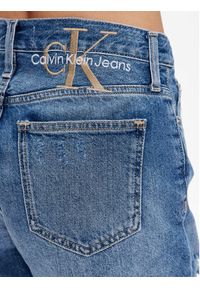Calvin Klein Jeans Szorty jeansowe J20J220641 Niebieski Regular Fit. Kolor: niebieski. Materiał: bawełna
