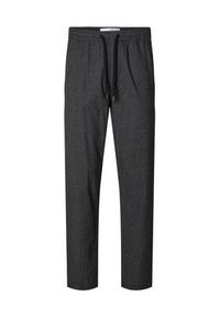 Selected Homme Spodnie materiałowe 16090956 Szary Slim Tapered Fit. Kolor: szary. Materiał: bawełna #3