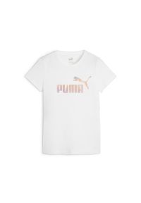 Koszulka damska Puma Essential Logo. Kolor: biały. Materiał: bawełna. Sport: fitness #1