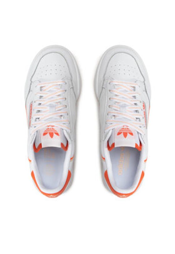 Adidas - adidas Sneakersy Continental 80 Stripes GX4460 Biały. Kolor: biały. Materiał: skóra