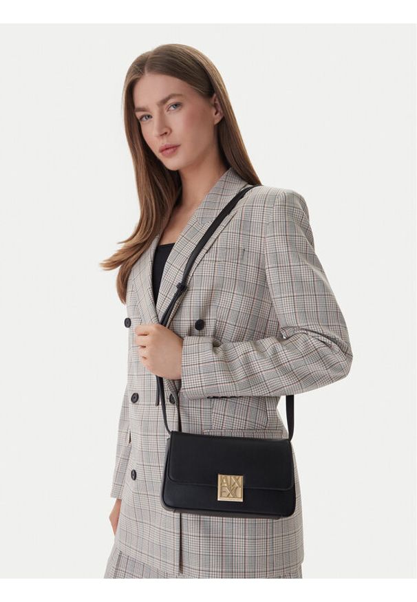 Armani Exchange Torebka XW002171 AF19895 UC001 Czarny. Kolor: czarny. Materiał: skórzane