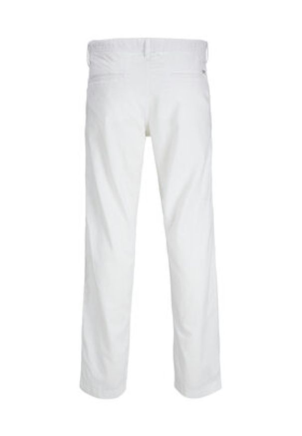 Jack & Jones - Jack&Jones Spodnie materiałowe Kane 12274977 Biały Relaxed Fit. Kolor: biały. Materiał: bawełna