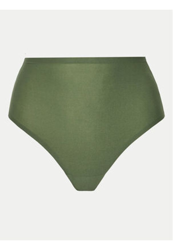 Chantelle Figi brazylijskie z wysokim stanem Soft Stretch C10690 Zielony. Stan: podwyższony. Kolor: zielony. Materiał: syntetyk