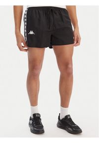 Kappa Szorty kąpielowe Banda Cali 304S6G0 Czarny Regular Fit. Kolor: czarny. Materiał: syntetyk #1