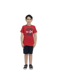 LEONE 1947 APPAREL - Sportowy kombinezon dziecięcy. Okazja: na uczelnię. Kolor: czerwony, niebieski, wielokolorowy. Materiał: dresówka. Styl: sportowy