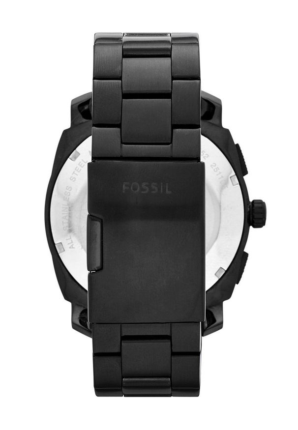 Fossil - Zegarek FS4552. Kolor: czarny. Materiał: materiał