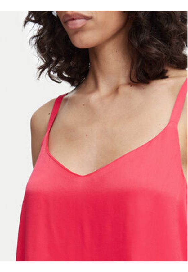 ACCESS FASHION Top 63-2221-875 Różowy Regular Fit. Kolor: różowy. Materiał: wiskoza