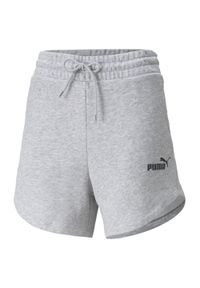 Damskie szorty z wysoką talią Puma Essentials. Stan: podwyższony. Kolor: wielokolorowy, czarny, szary. Sezon: lato