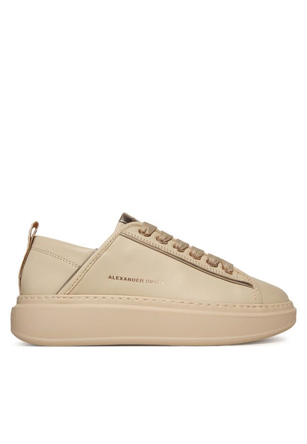 Sneakersy Alexander Smith. Kolor: beżowy