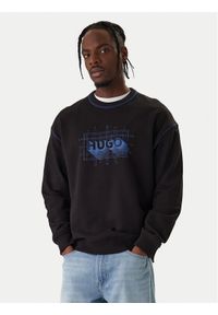 Hugo - HUGO Bluza Nothalic 50553505 Czarny Regular Fit. Kolor: czarny. Materiał: bawełna #1