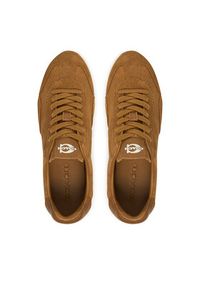 Coach Sneakersy CCN30 Brązowy. Kolor: brązowy. Materiał: skóra, zamsz #6