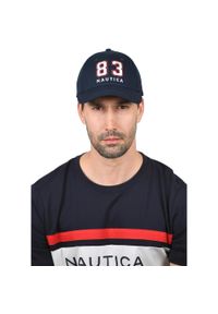 Czapka z daszkiem Nautica Mediterranean Strapback Cap. Kolor: niebieski. Wzór: haft. Styl: street #1