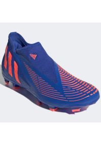 Adidas - Buty piłkarskie adidas Predator Edge.3 Ll Fg M GW2278 niebieskie niebieskie. Kolor: niebieski. Materiał: syntetyk, guma. Sport: piłka nożna #3