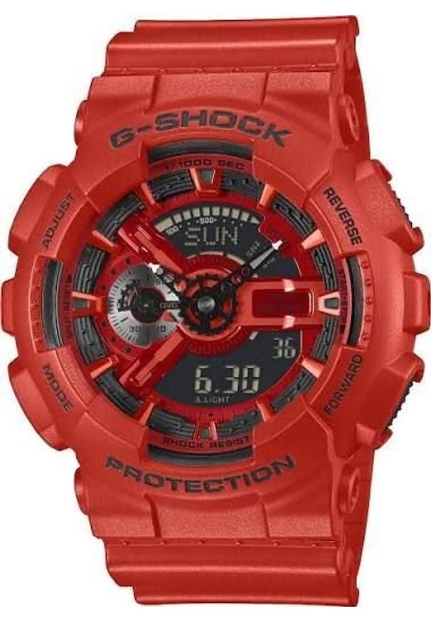Zegarek Casio Zegarek Męski Casio G-Shock Red & Blue Series GA-110RRB-4A (51,2 mm)