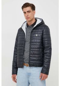 Michael Kors kurtka dwustronna męska kolor czarny przejściowa. Kolor: czarny. Materiał: syntetyk, poliester #1