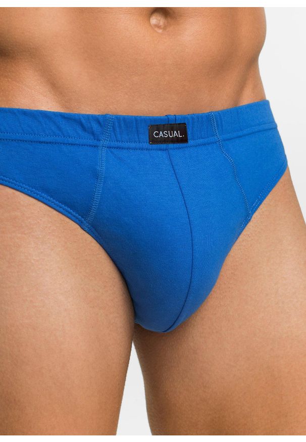 bonprix - Slipy z miękkiej bawełny (10 par). Kolor: szary. Materiał: bawełna. Wzór: kolorowy