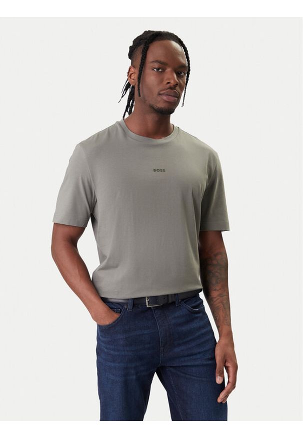 BOSS T-Shirt Tchup 50473278 Szary Relaxed Fit. Kolor: szary. Materiał: bawełna