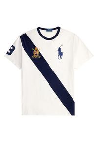 Polo Ralph Lauren T-Shirt 710981767004 Biały Regular Fit. Typ kołnierza: polo. Kolor: biały. Materiał: bawełna #6