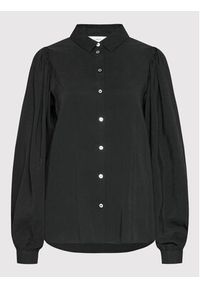 Simple Koszula KOD001 Czarny Regular Fit. Kolor: czarny. Materiał: wiskoza #4
