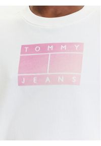 Tommy Jeans Bluza Gradient Flag DW0DW21396 Biały Relaxed Fit. Kolor: biały. Materiał: bawełna. Wzór: gradientowy #4