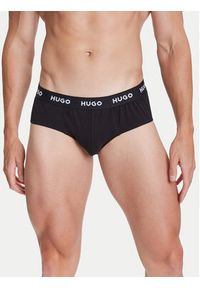 Hugo - HUGO Komplet slipów 50532570 Czarny. Kolor: czarny. Materiał: bawełna #8