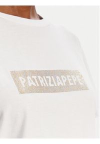 Patrizia Pepe T-Shirt 2M4422/J274-W146 Biały Regular Fit. Kolor: biały. Materiał: bawełna #2