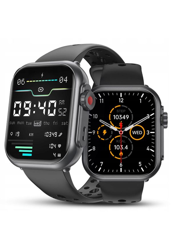 JG Smart - Smartwatch Zegarek Polskie Menu Rozmowy Powiadomienia Sport Zdrowie 1000mAh. Rodzaj zegarka: smartwatch. Styl: sportowy