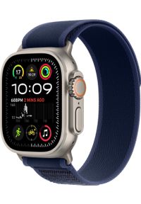 APPLE - Smartwatch Apple Apple Watch Ultra 2 GPS + Cellular 49mm Natural Titanium Case with Blue Trail Loop - S/M. Rodzaj zegarka: smartwatch #1