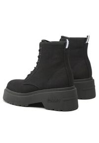 Tommy Jeans Trapery Lace Up Festiv Boots EN0EN02133 Czarny. Kolor: czarny. Materiał: materiał