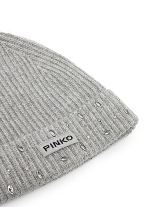 Pinko Czapka Serengeti Cuffia 104326 A27A I17 Szary. Kolor: szary. Materiał: materiał