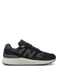 New Balance Sneakersy Fresh Foam 880 v6 MW880BK6 Czarny. Kolor: czarny. Materiał: zamsz, skóra