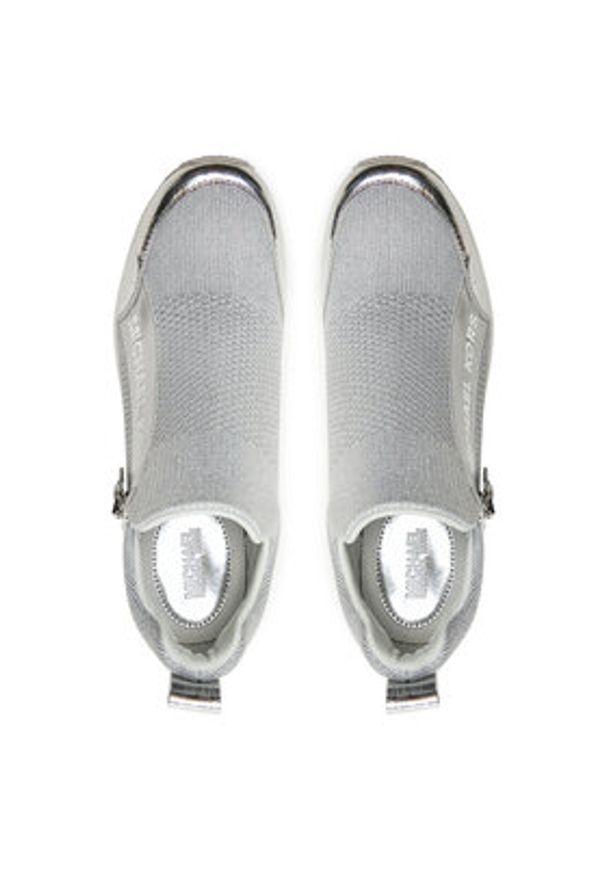 MICHAEL Michael Kors Sneakersy Willis Wedge Trainer 43R5WIFS3D Srebrny. Kolor: srebrny. Materiał: skóra