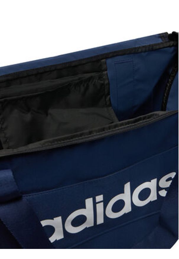 Adidas - adidas Torba Linear Duffel Medium IN6116 Granatowy. Kolor: niebieski. Materiał: materiał