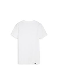 Puma - Koszulka damska HER PUMA White. Kolor: biały. Materiał: bawełna. Wzór: nadruk. Sport: joga i pilates