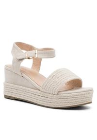 Jenny Fairy Espadryle WS109-06EOB Beżowy. Kolor: beżowy. Materiał: materiał #3