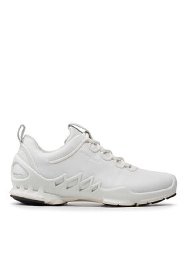 ecco - ECCO Sneakersy Biom Aex W 80283301007 Biały. Kolor: biały. Materiał: skóra