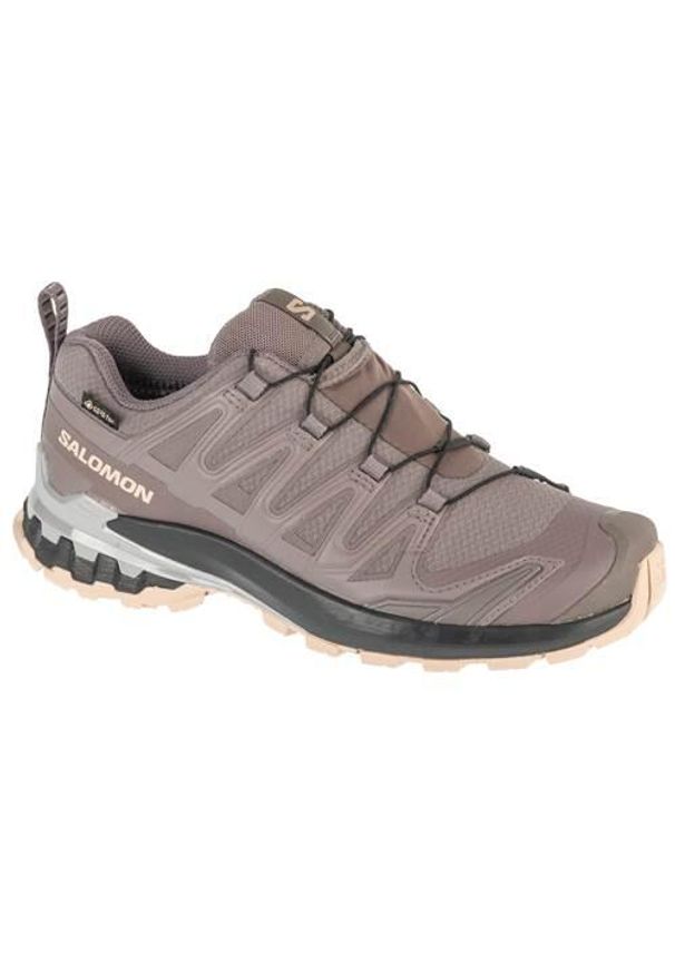 salomon - Buty do biegania damskie Salomon Xa Pro 3d V9. Kolor: brązowy. Sport: bieganie